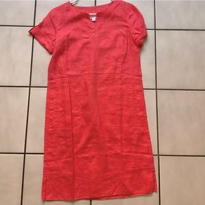 Red Orange J.Jill dress